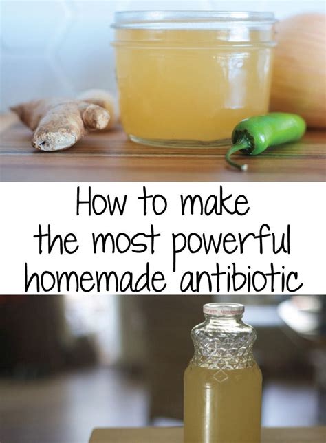 What is the best homemade antibiotic?