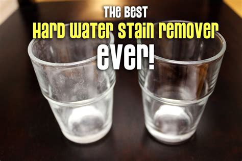 What is the best homemade hard water stain remover?