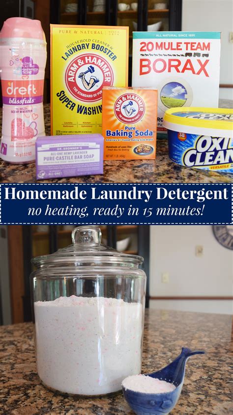 What is the best homemade laundry detergent?