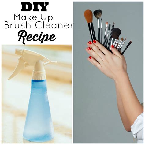 What is the best homemade solution to clean makeup brushes?