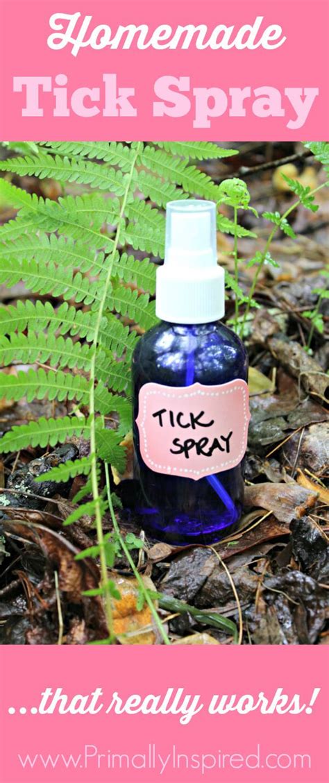 What is the best homemade tick spray?