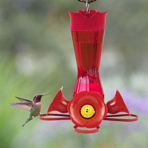 What is the best hummingbird feeder to keep bees and ants away?