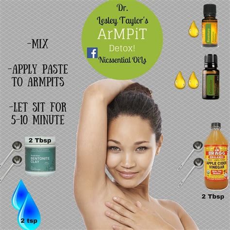 What is the best natural detox for armpits?