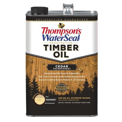 What is the best oil for sealing timber?