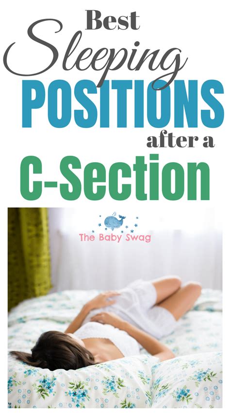 What is the best position to sleep after giving birth?