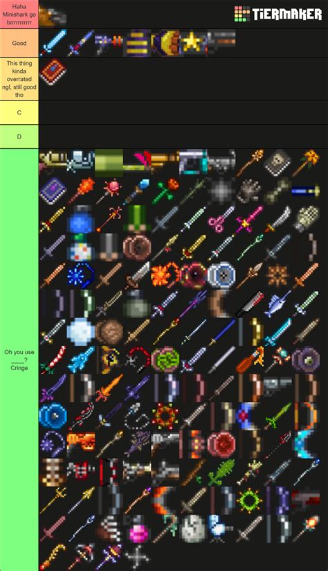 What is the best pre Hardmode weapon?