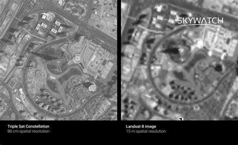 What is the best resolution for satellite image?