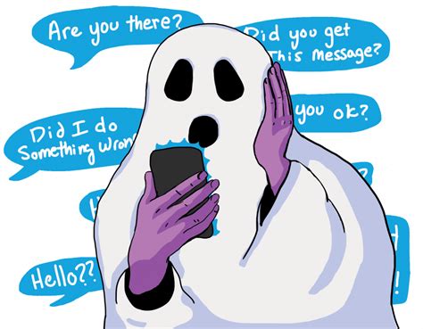 What is the best response to a ghoster?