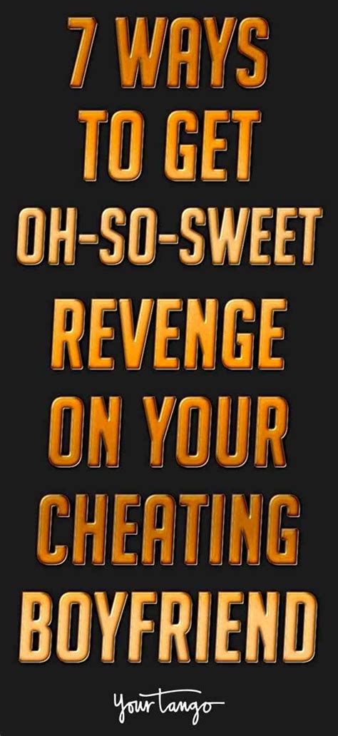 What is the best revenge for a cheater?