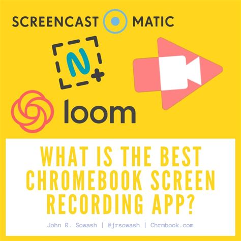 What is the best screen recording app for Chromebook?