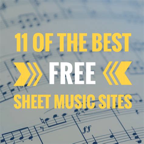 What is the best sheet music site?