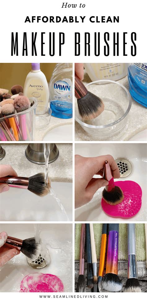 What is the best solution to wash makeup brushes in?