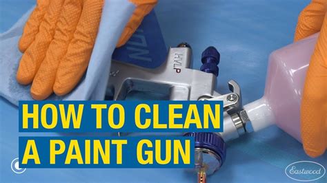 What is the best solvent to clean a paint spray gun?