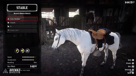 What is the best starter horse in RDR2?