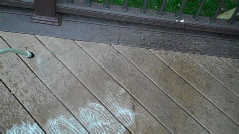 What is the best thing to clean composite decking with?