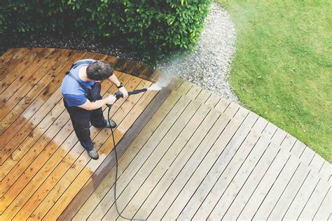 What is the best thing to clean decking with?