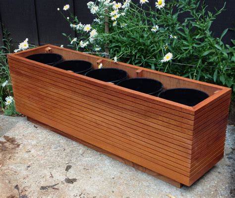 What is the best timber for outdoor planter boxes?