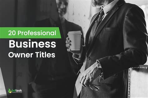 What is the best title for a business owner?