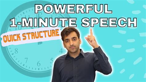 What is the best topic for a 1 minute speech?