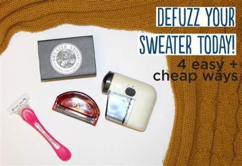 What is the best way to Defuzz a sweater?