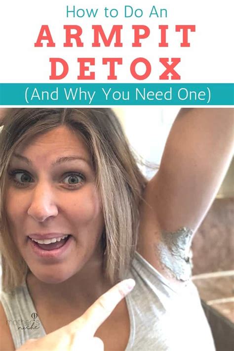 What is the best way to detox your armpits?