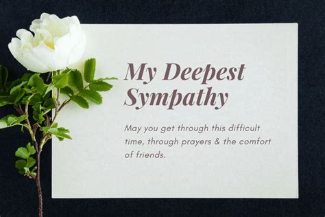 What is the best way to express your deepest sympathy to a bereaved family?