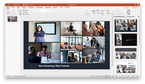 What is the best way to present multiple pictures in PowerPoint?