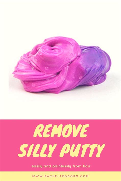 What is the best way to remove Silly Putty from hair?