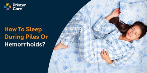 What is the best way to sleep with hemorrhoids?