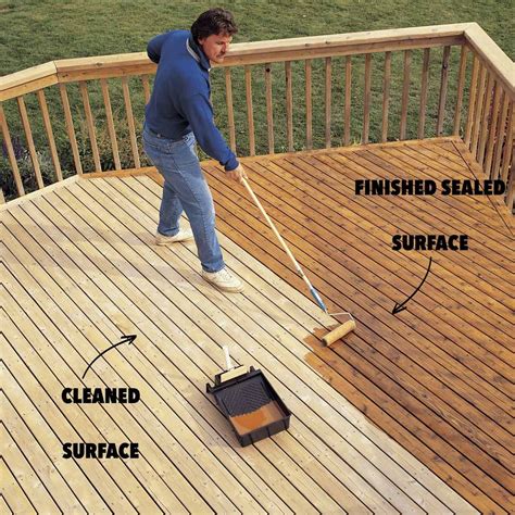 What is the best way to wash a deck?