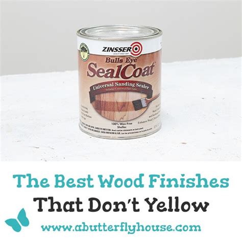 What is the best wood finish that doesn't yellow?