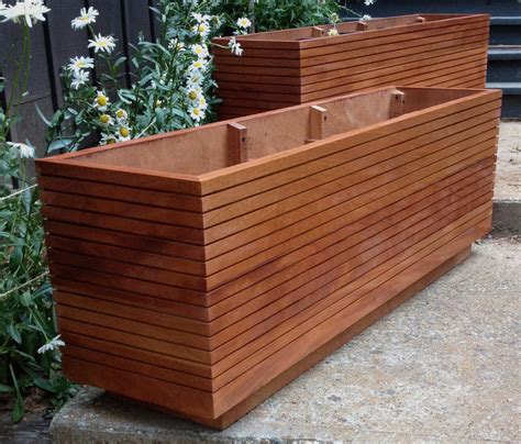 What is the best wood for planter boxes?