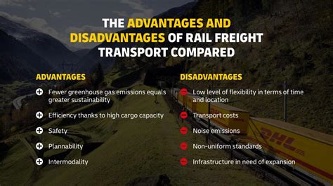 What is the biggest advantage of rail transport?