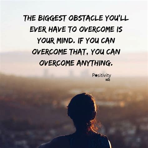 What is the biggest obstacle in life?