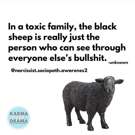 What is the black sheep of a narcissist?