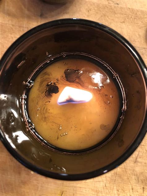 What is the black stuff on candles?