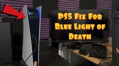 What is the blue light of death on PS5?