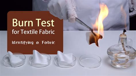 What is the burn test used for?
