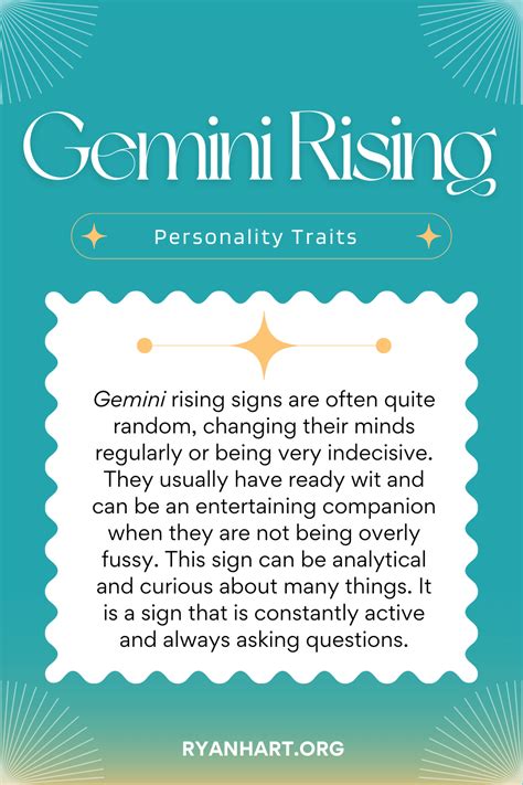 What is the characteristics of a Gemini rising man?