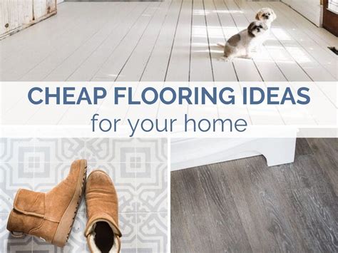 What is the cheapest flooring method?