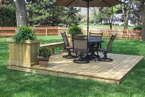 What is the cheapest form of patio?