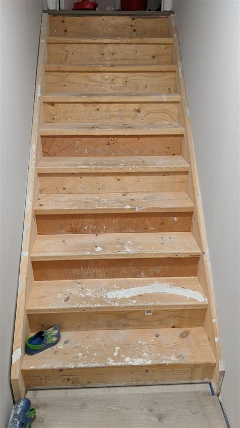 What is the cheapest way to floor stairs?