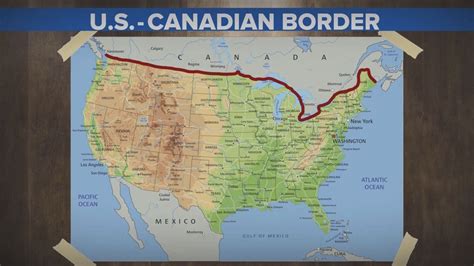 What is the closest US border to Toronto?
