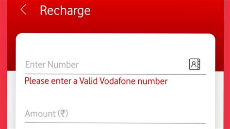What is the code for Vodafone recharge?