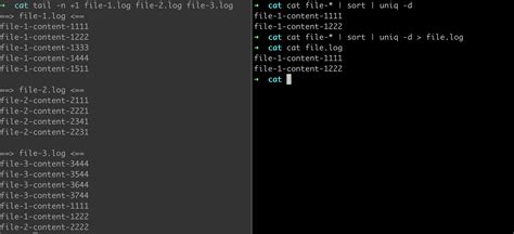 What is the command to combine two files in Unix?