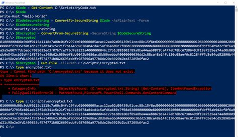 What is the command to encrypt script in PowerShell?
