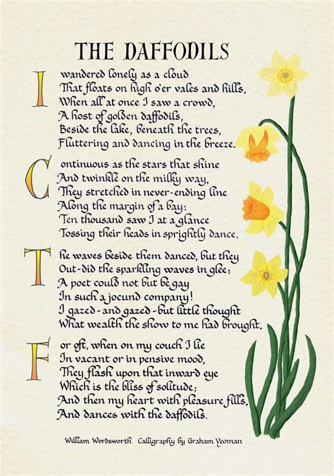 What is the conclusion of the poem the daffodils?