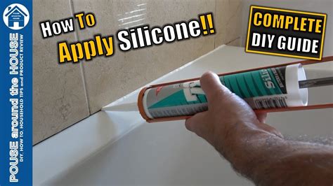 What is the correct way to apply silicone?