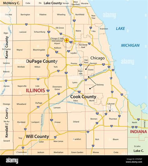 What is the county for Chicago?