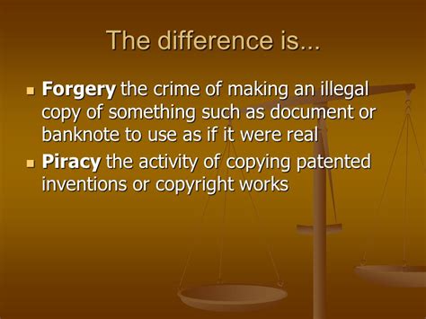 What is the crime of illegally copying something?